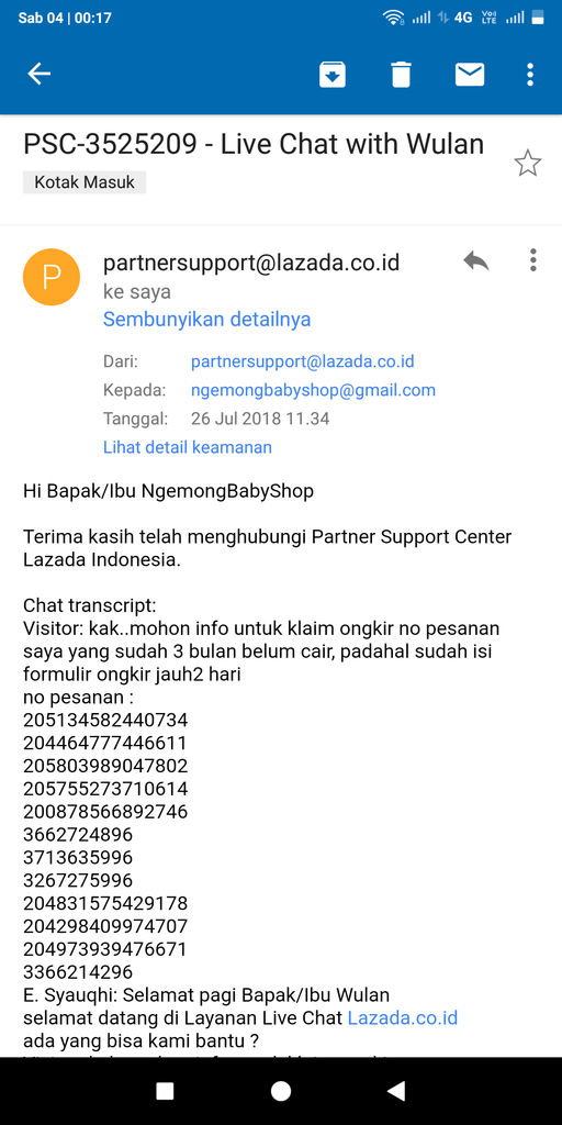 Kecewa Dengan Lazada Penjual Rugi