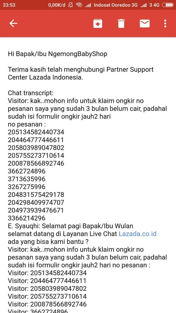 Kecewa Dengan Lazada Penjual Rugi