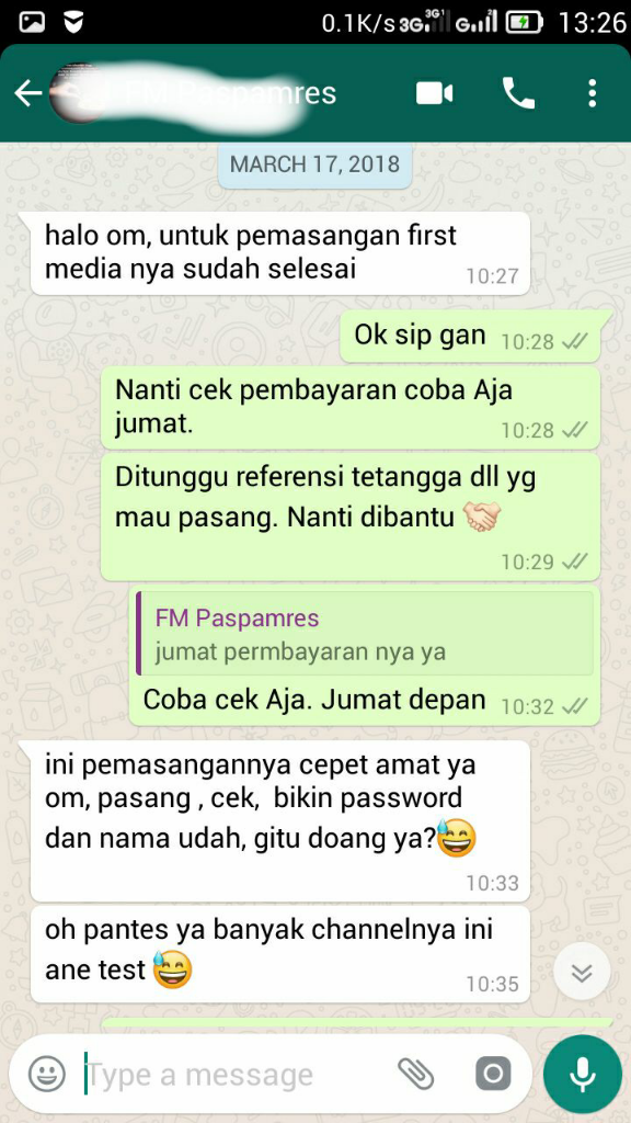 ASK Wifi First media 