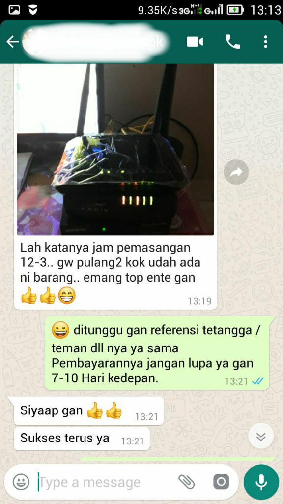 ASK Wifi First media 