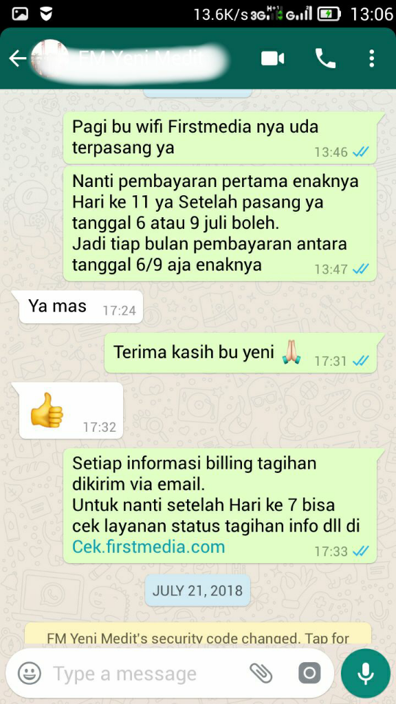 ASK Wifi First media 