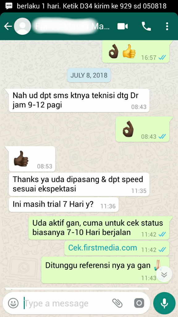 ASK Wifi First media 