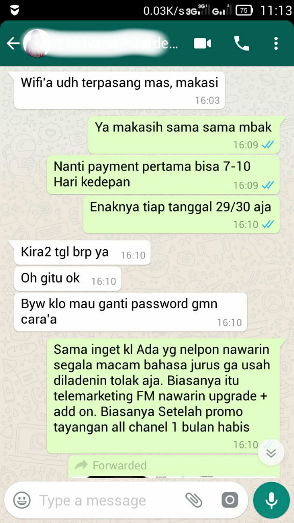 ASK Wifi First media 