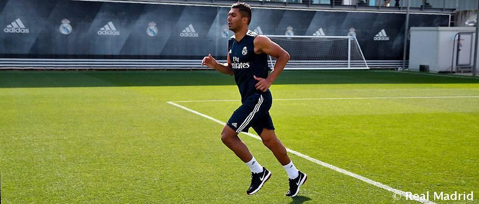 Casemiro kembali bergabung dalam latihan di Ciudad Real Madrid
