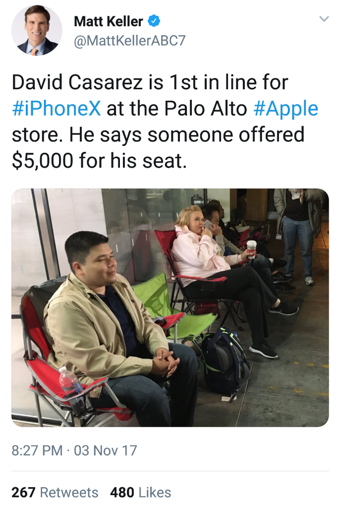 Sepenggal kisah penggemar iPhone X di Silicone Valley