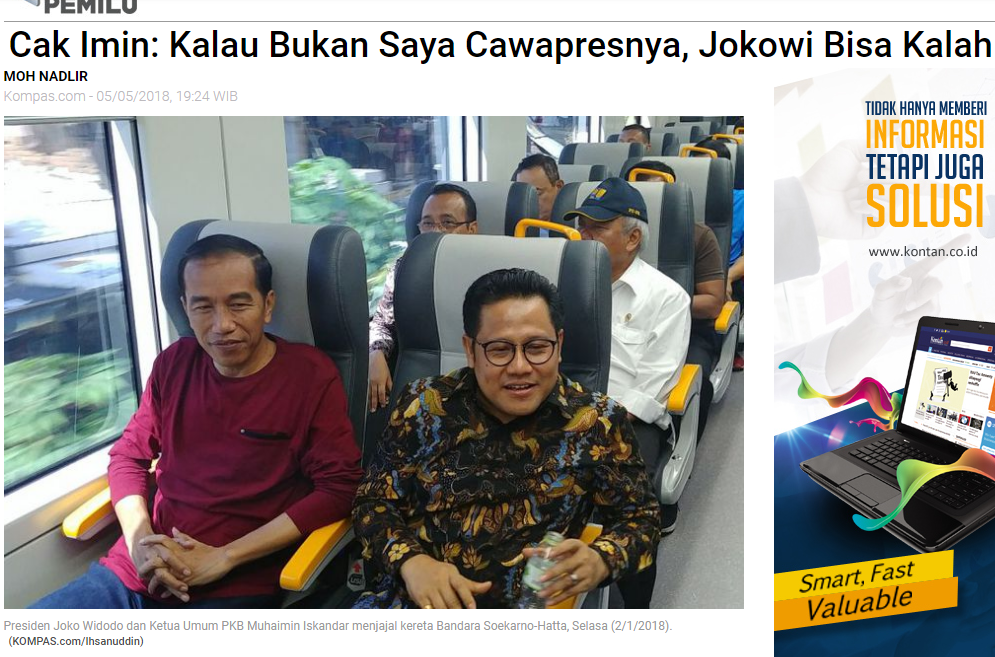 Jokowi Nilai Positif Rekomendasi PBNU Dorong Cak Imin Jadi Cawapres 