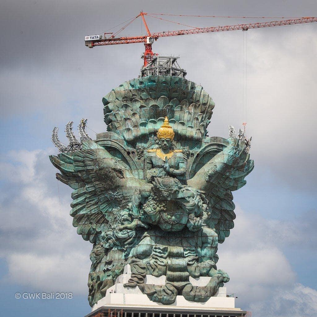 Akhirnya Patung Garuda Wisnu Kencana Selesai Pembangunan Nya, Berikut Foto GWK