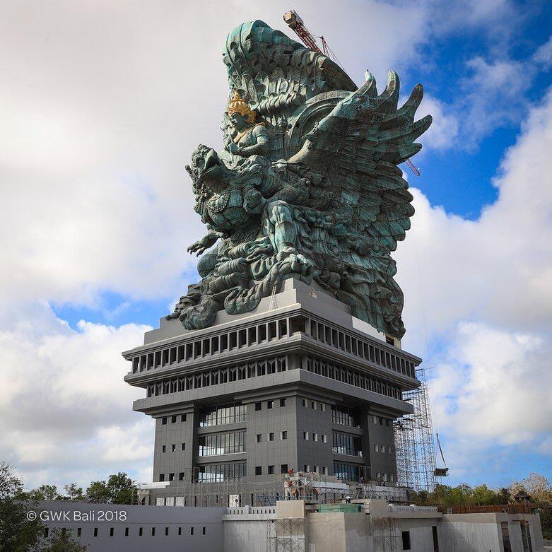 Akhirnya Patung Garuda Wisnu Kencana Selesai Pembangunan Nya, Berikut Foto GWK