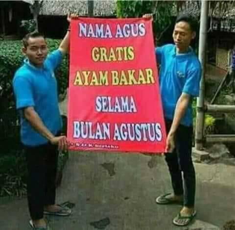 Spesial Buat Agus di Bulan Agustus