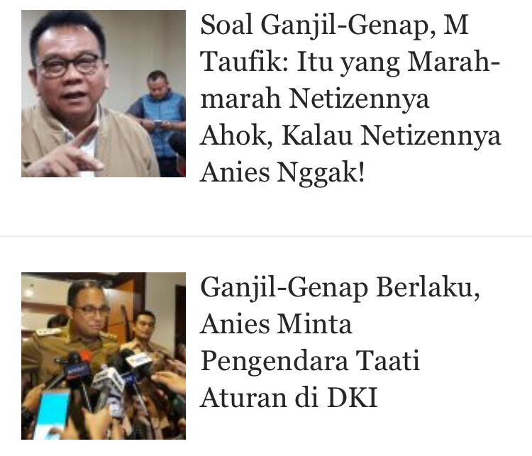 Warga Usul Bayar Pajak Cukup Setengah karena Ganjil Genap