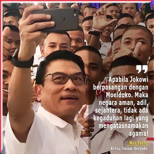 Moeldoko Untuk Jokowi :Harga Mati!
