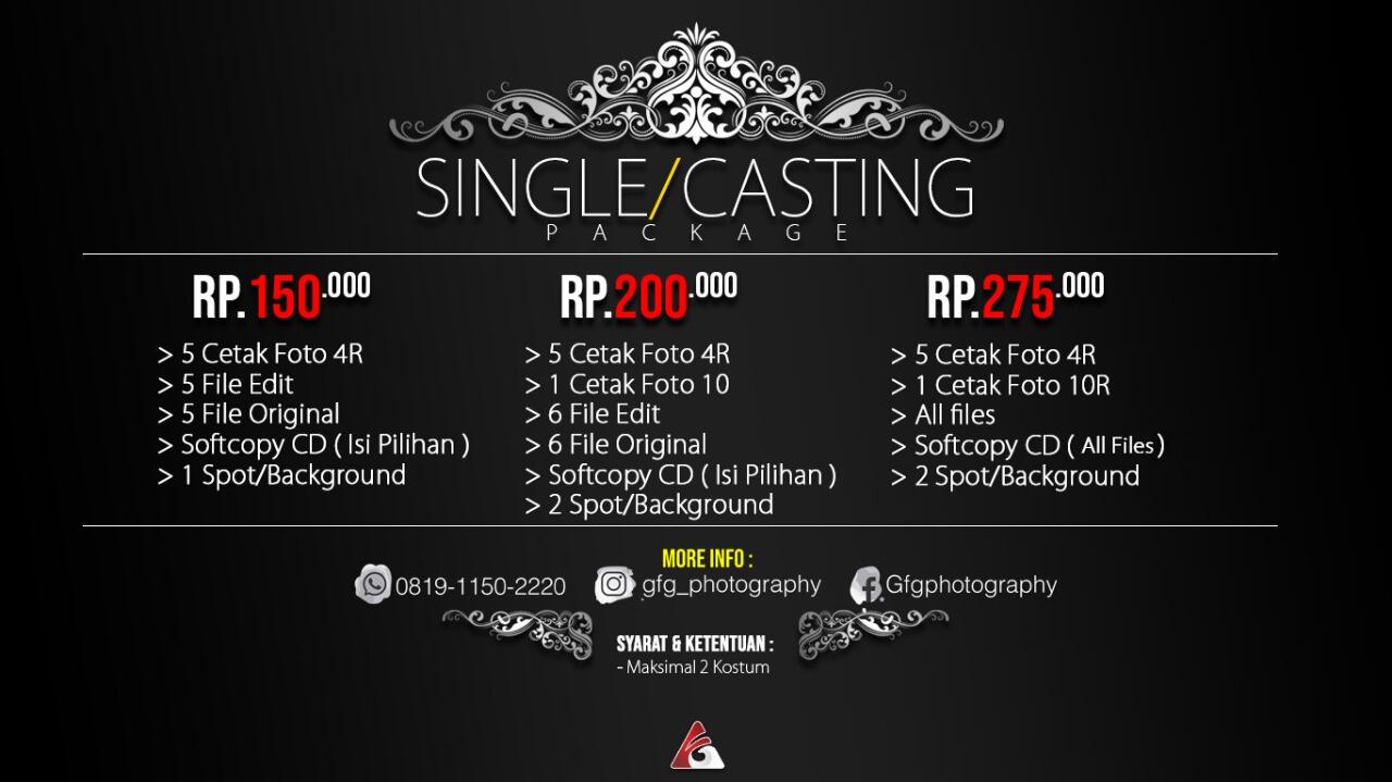 DAFTAR HARGA Foto Indoor di GFG Photography Brebes -
