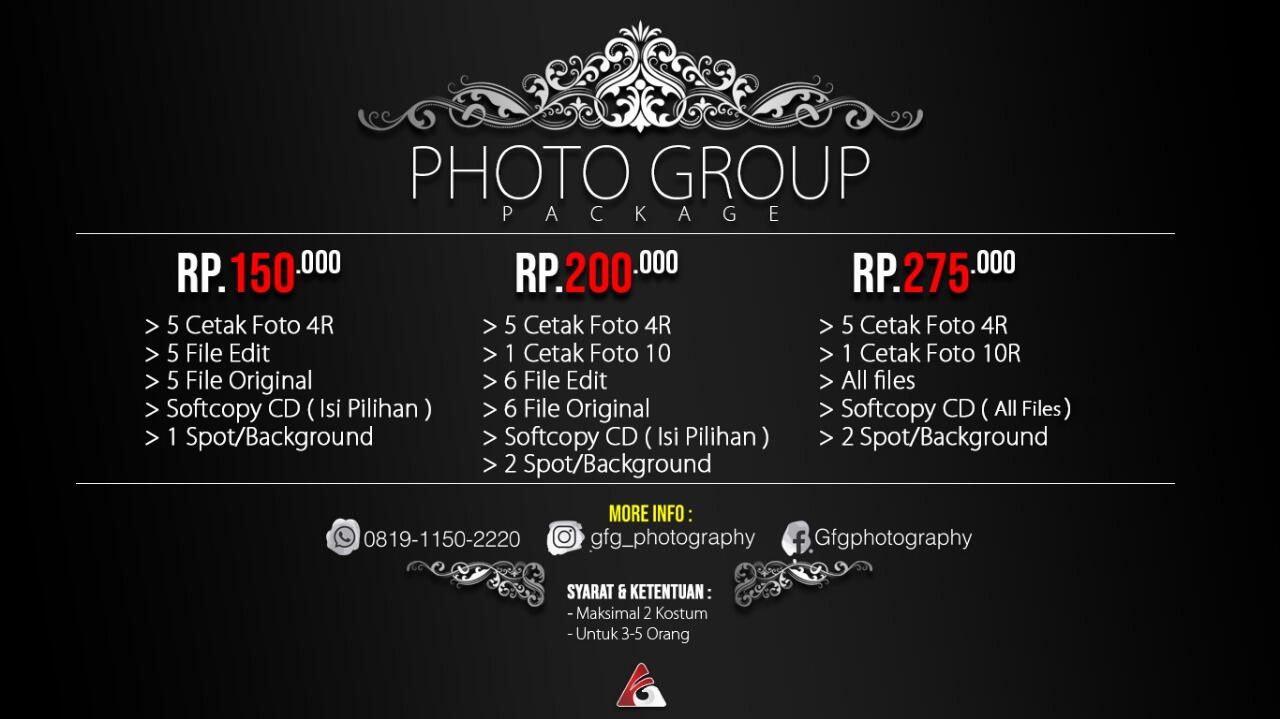 DAFTAR HARGA Foto Indoor di GFG Photography Brebes -
