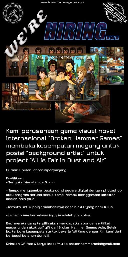 Staff Magang Background Artist
