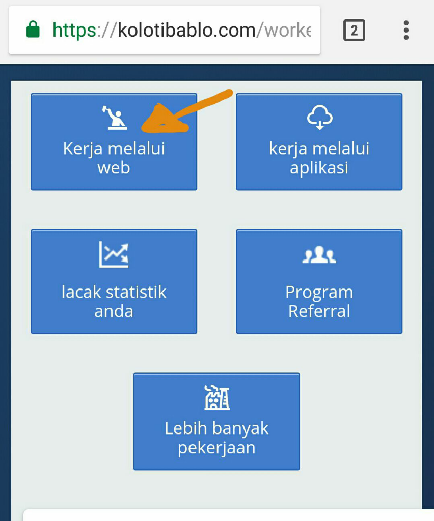 Ngetik dibayar Dollar