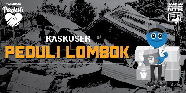 Beramal untuk Korban Gempa Lombok dengan Membeli Merchandise KASKUS