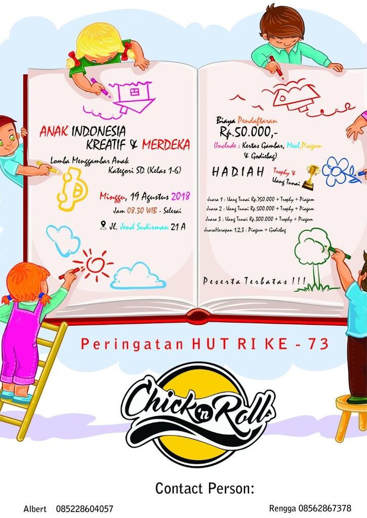 "Lomba Menggambar Anak HUT RI-73"