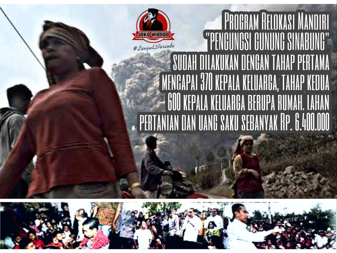 Pemerintahan Jokowi-JK Buktikan Komitmen Bantu Para Korban Bencana Alam Sinabung