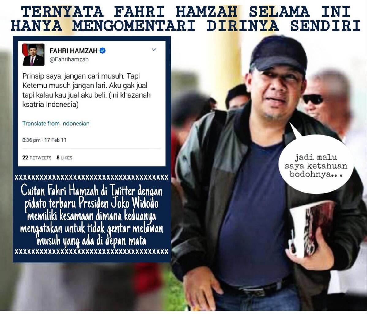 Provokasi Fahri Hamzah untuk Panaskan Masyarakat