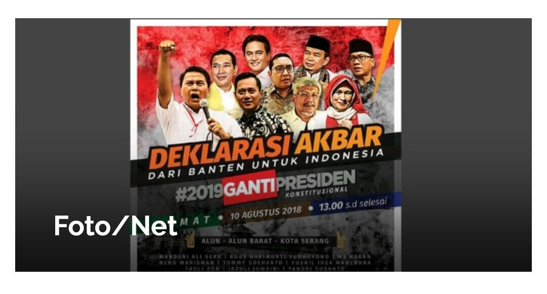 Ada Lagi Nih Yang Menolak Deklarasi #2019GantiPresiden Di Banten