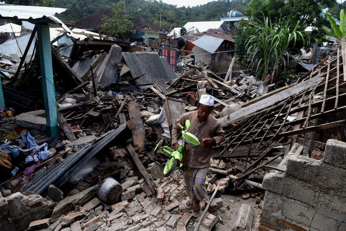 Korban jiwa akibat gempa Lombok menjadi 98 orang