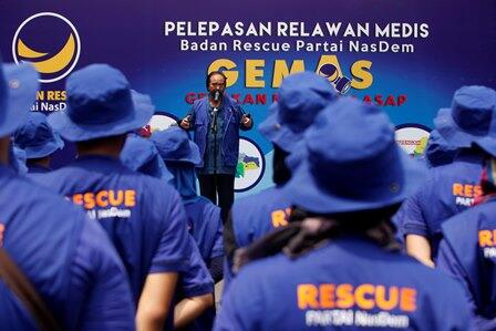 NasDem Kirim Puluhan Tenaga Medis ke Lombok