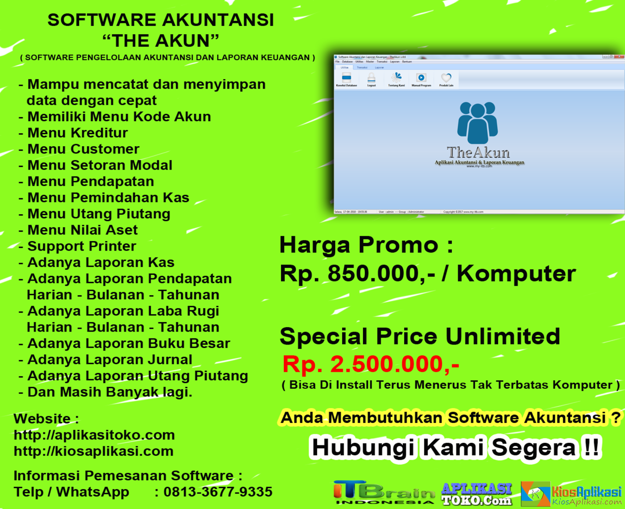 "BIG SALE" SOFTWARE AKUNTANSI DAN LAPORAN KEUANGAN PERUSAHAAN