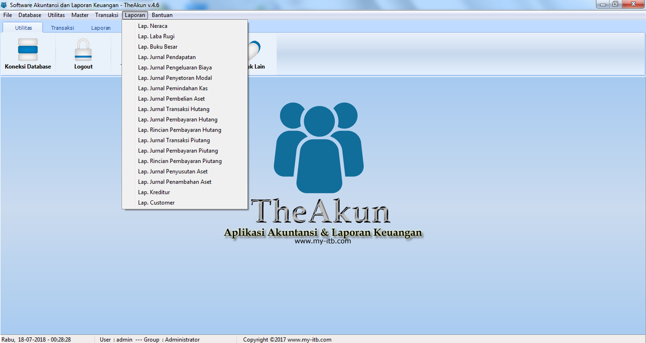 KEUNTUNGAN MENGGUNAKAN SOFTWARE AKUNTANSI + LAPORAN KEUANGAN ?