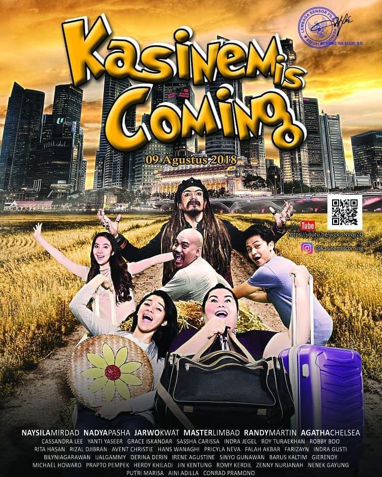 10 Potret Keseruan Naysila Mirdad di Balik Film ‘Kasinem is Coming’