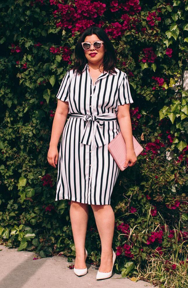 10 Mix & Match Kemeja Stripes, Gak Bingung Lagi Deh Kalau Mau Kuliah!
