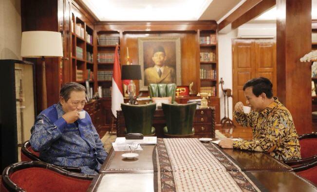 SBY dan Prabowo Bertemu 4 Mata Bahas Cawapres