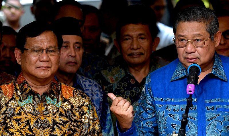 SBY dan Prabowo Bertemu 4 Mata Bahas Cawapres
