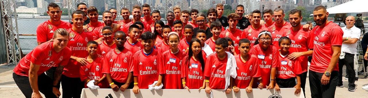Real Madrid perkenalkan jersey ketiga musim 2018/19 di New York