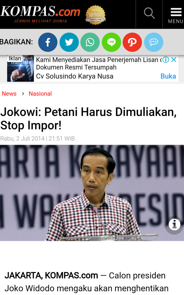 Buwas: Gula Petani Tak Laku Gara-gara Impor Berlebihan