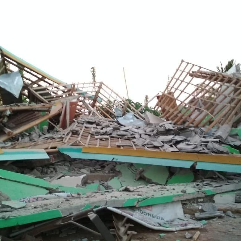 Inilah Deretan Foto Gempa Bumi Lombok Yang Belum Kamu Ketahui, Bikin Ngeri,