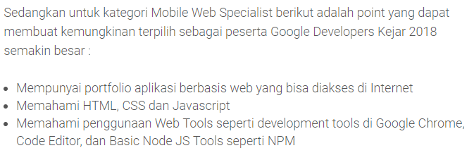 Info, Google Developers Kejar 2018 Resmi Dibuka!