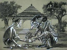 Sang Begawan dan Cantrik, Sang Kiai dan Santri