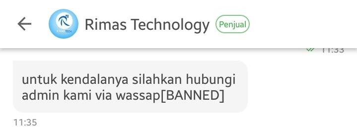 Pengalaman Belanja Di Toko Rimas Technology Toped