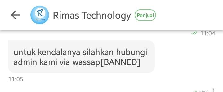 Pengalaman Belanja Di Toko Rimas Technology Toped