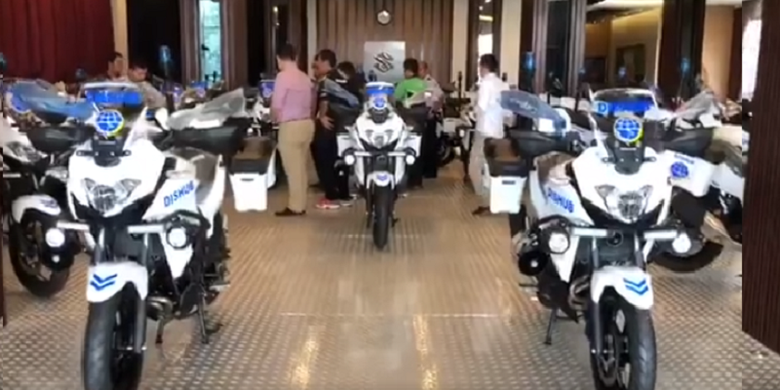 Selain BMW, Dishub DKI Juga Beli Kawasaki Versys