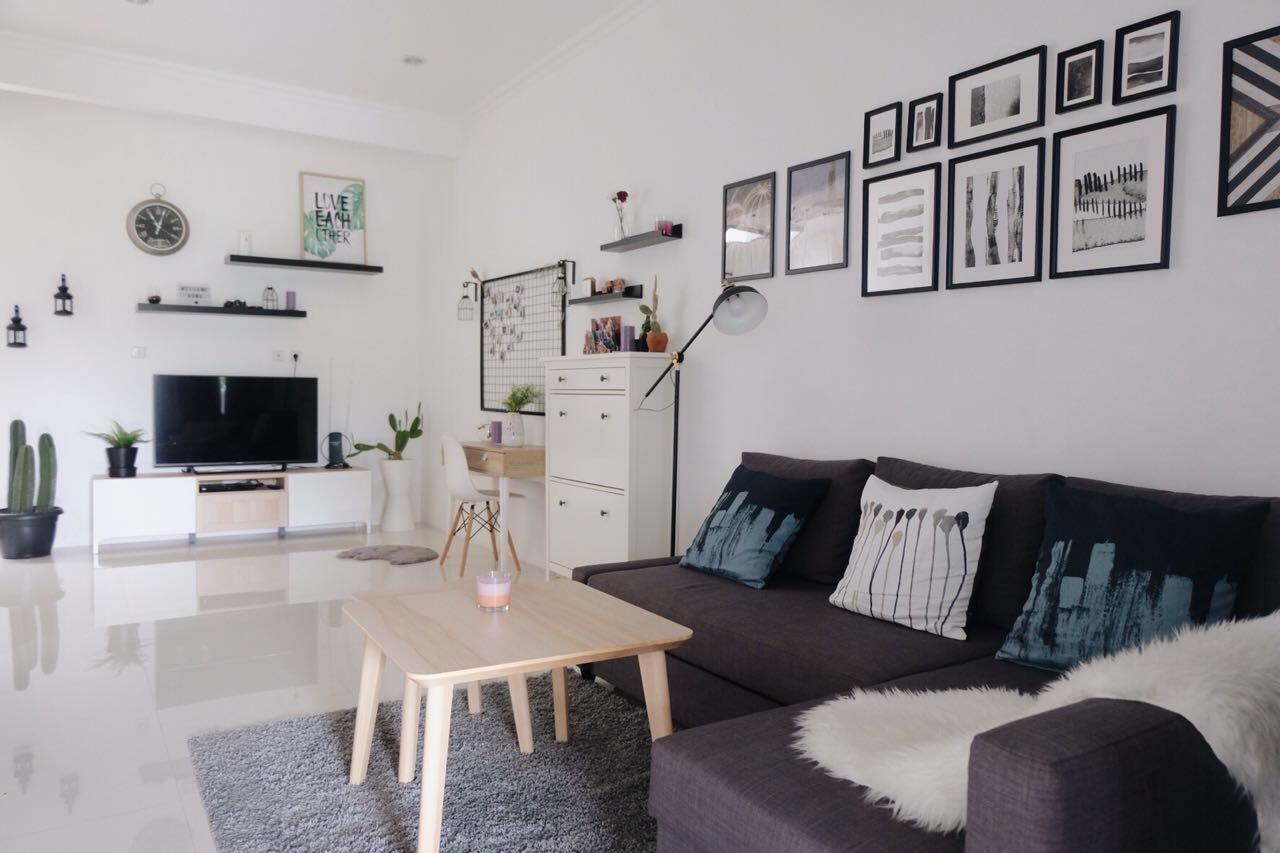 Berluas 68 m, Rumah Mungil Casandyy Cocok Buat Pasutri Muda
