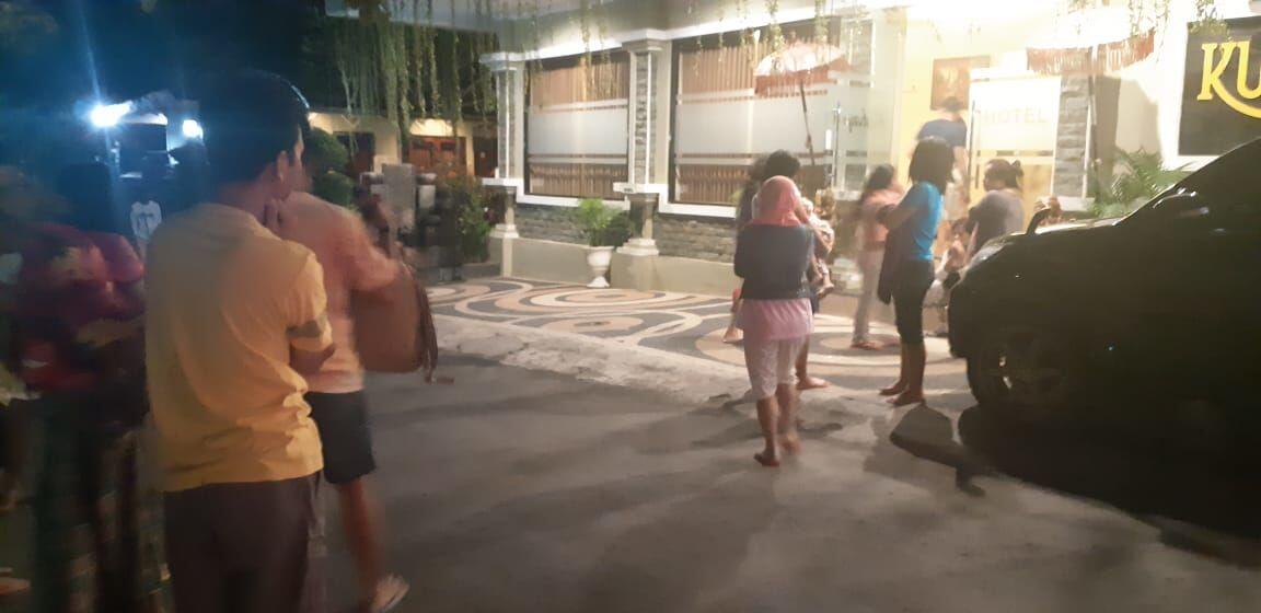 Gempa ke-319 Terasa, Tamu Hotel Kembali Berhamburan