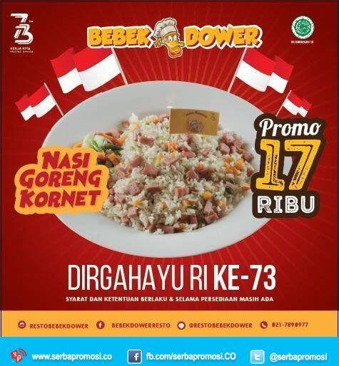 10 Promo Makan Murah dalam Rangka HUT RI ke-73, Semuanya Enak!