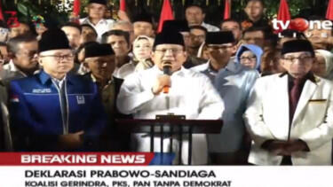 Breaking News: Prabowo uno - Sadiaga uno resmi jadi capres cawapres 2019