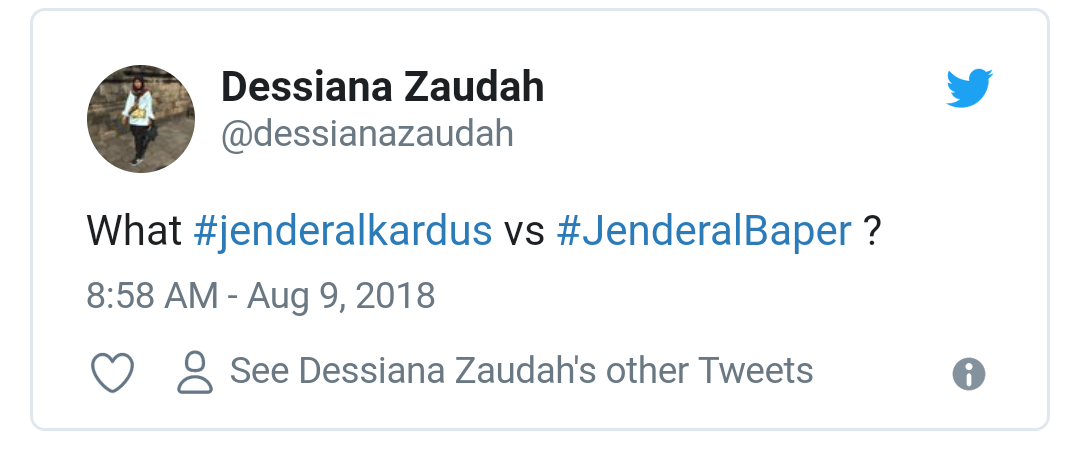 #JenderalKardus vs #JenderalBaper Adu Kuat di Medsos