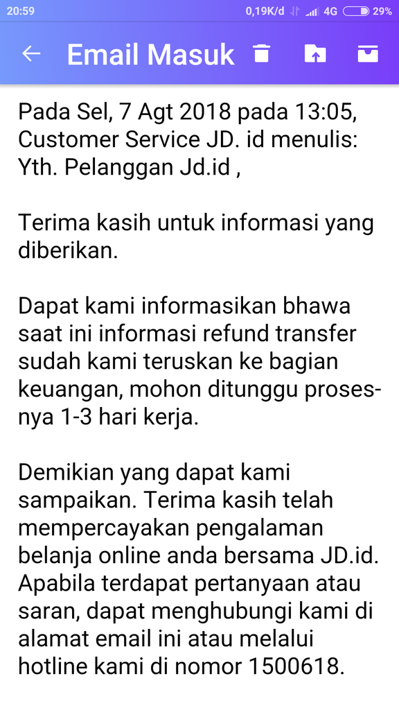 Isi token pln 100rb di jd.id, sampe sekarang statusnya ga jelas