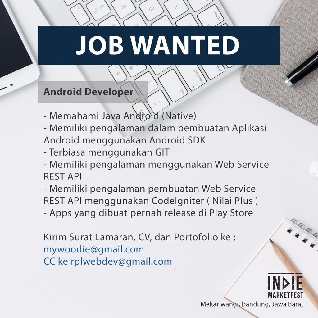 &#91;Bandung&#93; Android Developer
