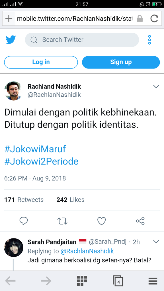 Wasekjen Partai Demokrat Bercuit Jokowi2Periode
