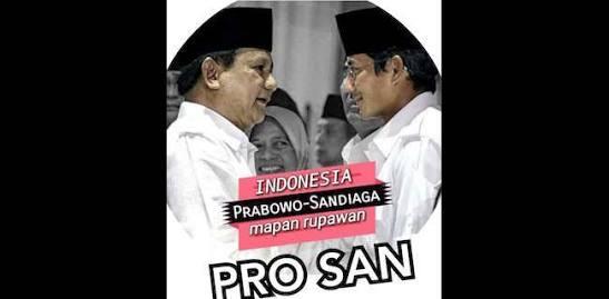 Gerindra Deklarasikan Prabowo-Sandi Hari Ini di Kertanegara