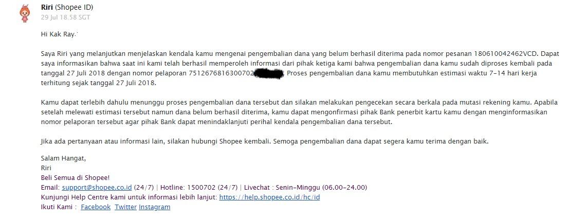 3 BULAN (Dan Sampai Sekarang Masih) Menunggu Pengembalian Dana dari Shopee 